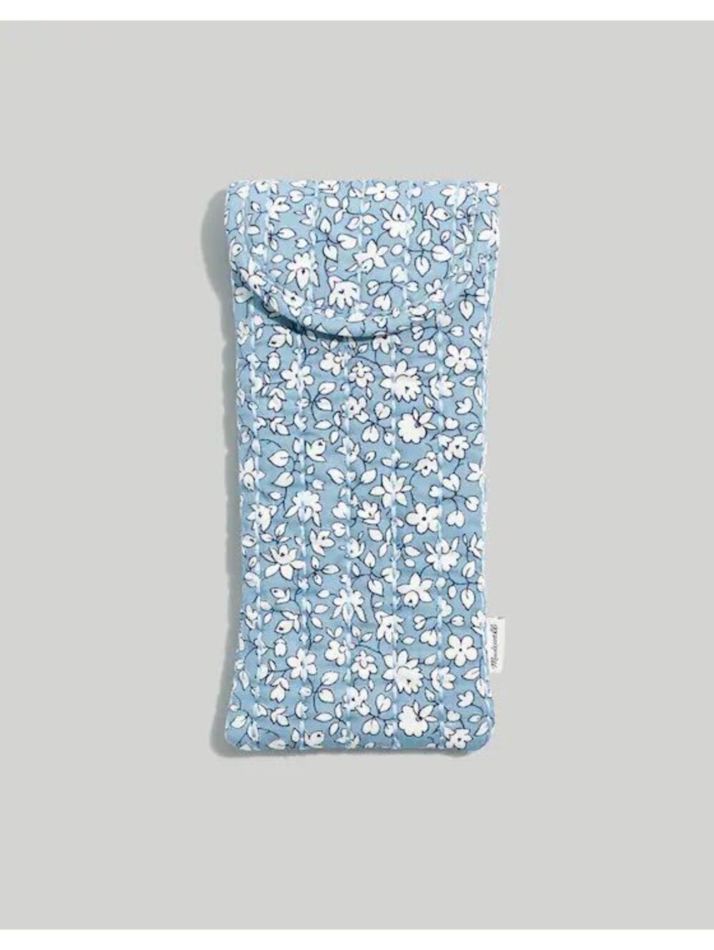 Madewell Blue Floral Soft Quilted Fabric Glasses Sunglasses Case - Picture 5 of 5
